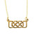 Josephine Knot Necklace (Bronze)