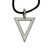 Small open arrowhead pendant