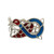 Celtic Bird Enamelled Brooch