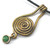Celtic Spiral with Jade pendant