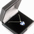 Saltire Silver & Enamel Heart pendant