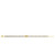 Claddagh Tennis Bracelet  Gold Plate  All White C.Z