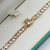 Claddagh Bracelet  Gold Plated with C.Z