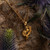 Scottish Thistle Gold Pendant