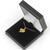 Scottish Thistle Sterling Silver Pendant with a Gold Finish