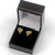 Scottish Thistle Gold Ear Rings