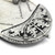 Thistle  Pewter Cantle Dress Sporran
