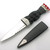 Thistle Design sgian dubh with Red Stone