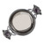 3" Chrome Quaich with Jet Stone
