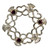 Alliance Brooch with Dark Purple Stone