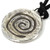 Spiral on Disk Pendant