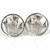 Thistle Circular Cuff Links