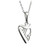 Rhodium Harp Pendant (Child Size)