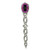 Argyll Interlace Kilt Pin - Purple