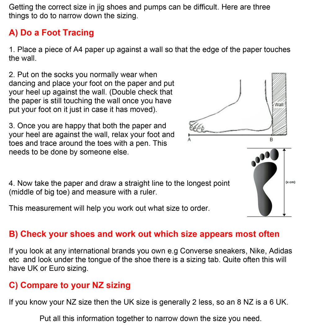 How to measure feet