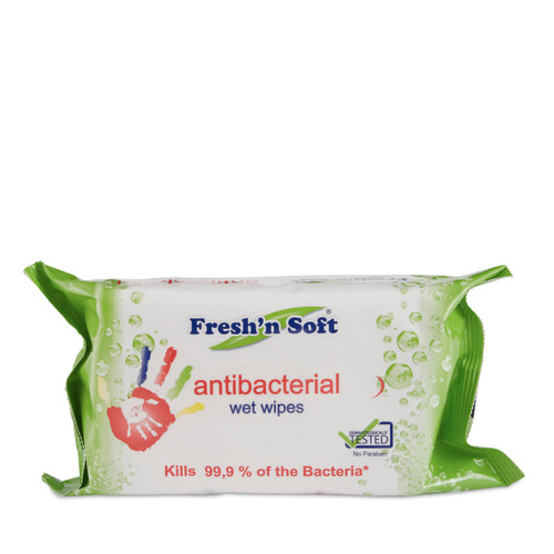 Front View of Pack of Hand Wipes