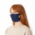 Dark Blue Adult Face Mask Side View