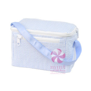 Lilac Stripe Seersucker Nap Roll by Mint Sweet Little Things main image 0