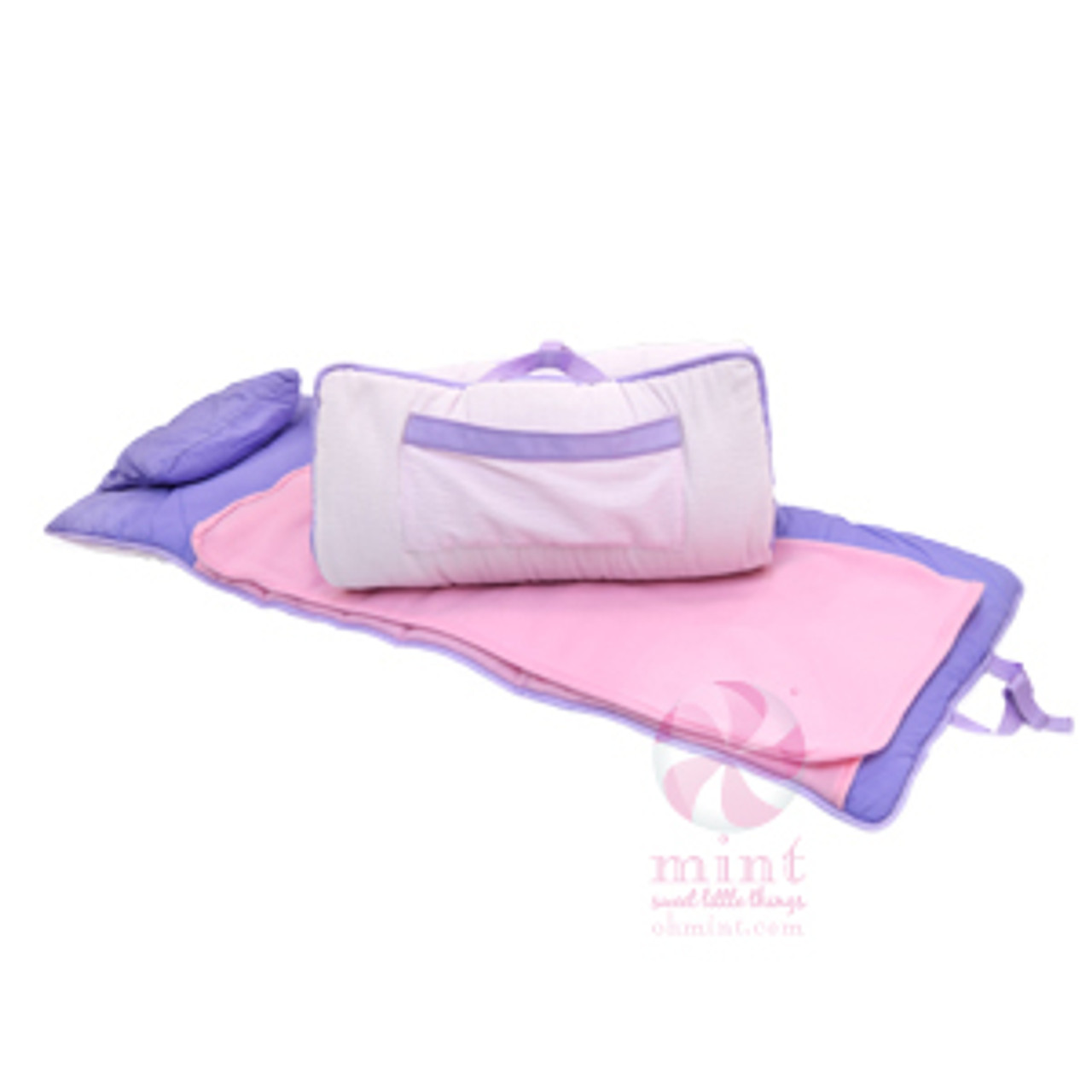 Oh Mint *NAP MAT ROLL* Pink Seersucker