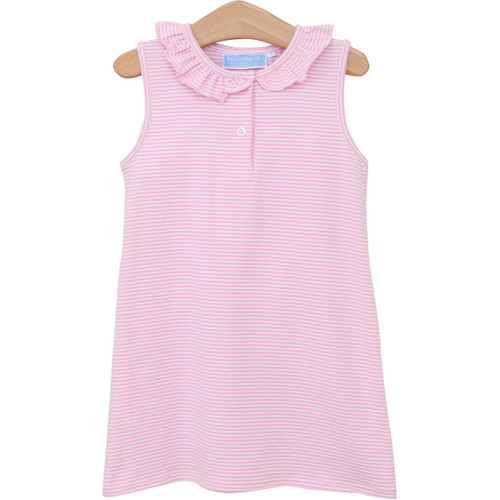 Trotter Street Kids *NORA DRESS* Light Pink Stripe