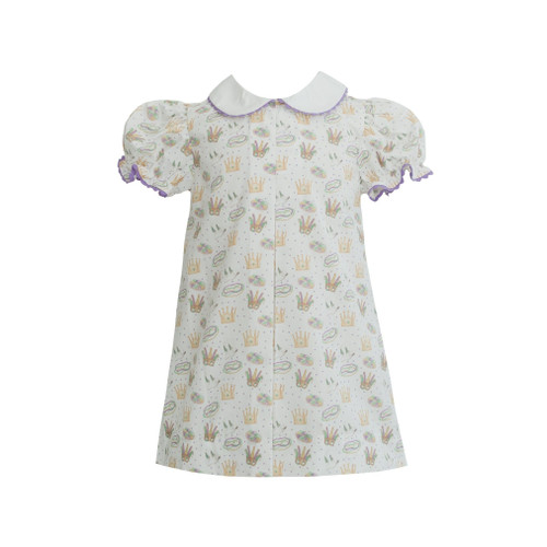 Krewe Kids *MARDI GRAS ICONS* Isabelle Pleat Dress