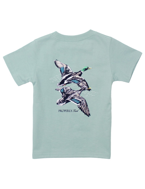 Properly Tied *MIGRATION* Boys SS Tee--Marine Mist