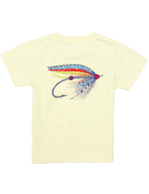 Properly Tied *LET IT FLY* Boys SS Tee--Light Yellow
