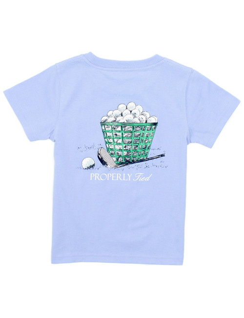 Properly Tied *RANGE* Boys SS Tee--Light Blue