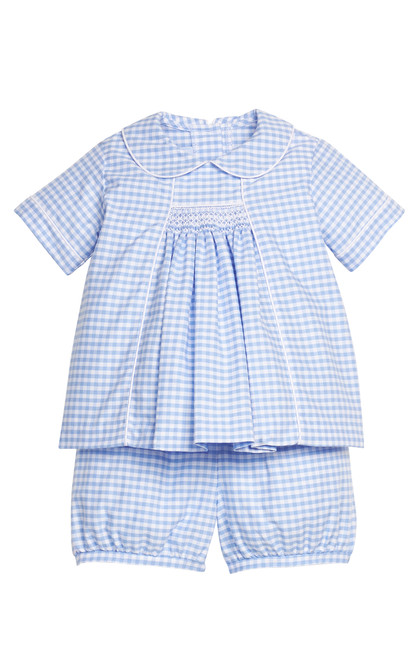 Little English *MAYFAIR GINGHAM* Chest Smocked Short Set