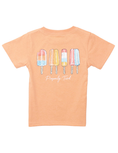 Properly Tied *POPSICLES* Girls SS Tee--Melon