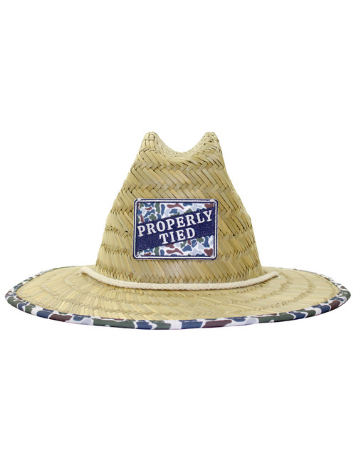 Properly Tied *TERRA CAMO* Boys Cabo Straw Hat