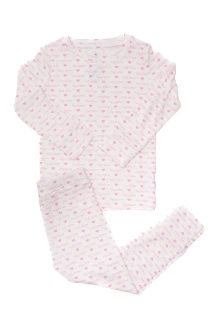 The Uptown Baby *BIG SISTER* 2 Piece Pajama Set