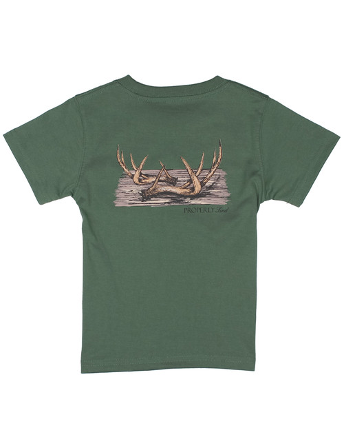 Properly Tied *SHED* SS Tee--Fern Green