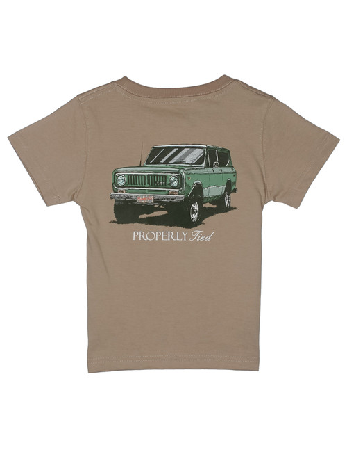 Properly Tied *JOYRIDE* SS Tee--Sand