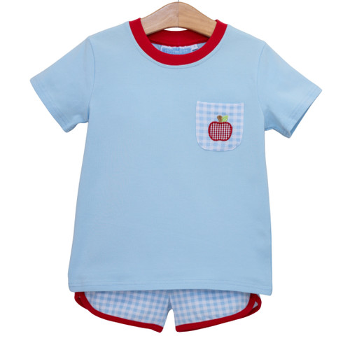 Trotter Street Kids *APPLE TRIO* Short Set