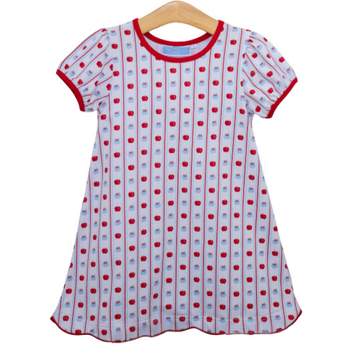 Trotter Street Kids *APPLE PRINT* Dress