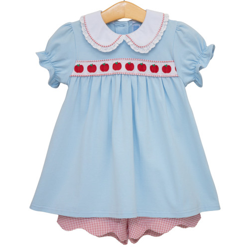 Trotter Street Kids *APPLE RIBBON* Short Set