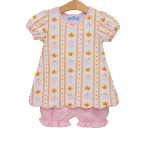 Trotter Street Kids *PUMPKIN PATCH* Scalloped Bloomer Set