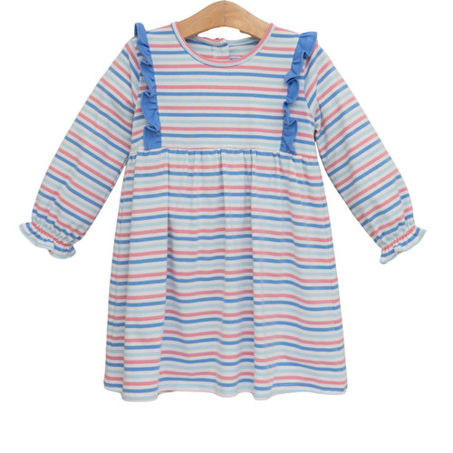 Trotter Street Kids *OLIVIA DRESS* Hamptons Stripe