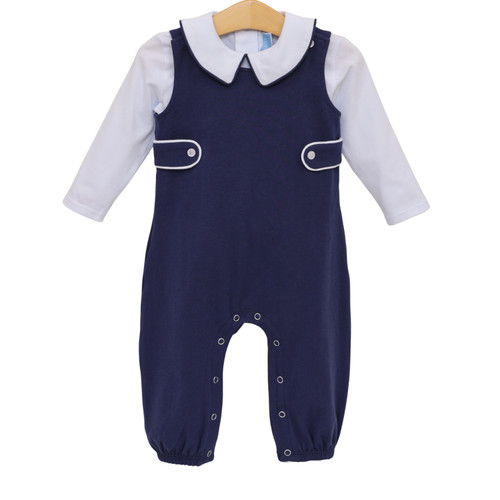 Trotter Street Kids *ELIJAH JON JON SET* Navy