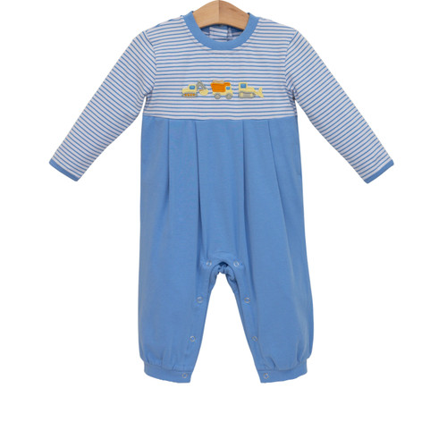 Trotter Street Kids *CONSTRUCTION TRUCKS* Romper