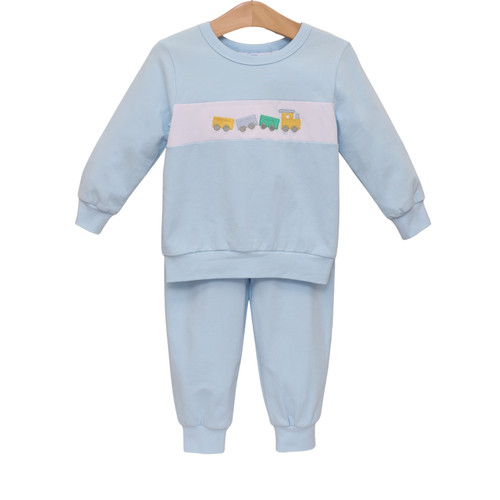 Trotter Street Kids *TRAIN* Jogger Set