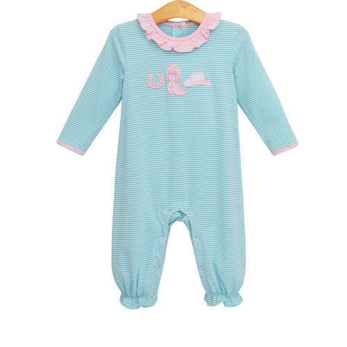 Trotter Street Kids *WESTERN* Ruffle Romper