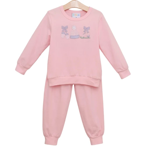 Jellybean *AROUND THE RINK* Jogger Set--Light Pink