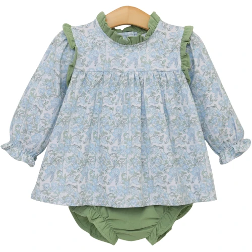 Jellybean *BASIN FLORAL* Hallie Diaper Set