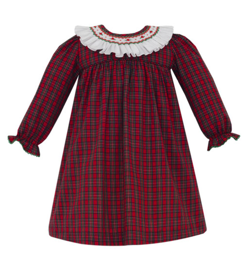 Petit Bebe *RED PLAID* Catherine Float Dress