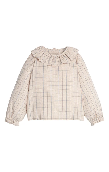 Little English *DURHAM WINDOWPANE* Bespoke Blouse