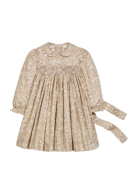 Little English *CAMDEN FLORAL* Smocked Charlotte Dress