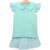 Trotter Street Kids *CAMILLA SKORT SET* Mint Stripe