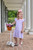 Trotter Street Kids *GENEVIEVE DRESS* Lavender Stripe/Light Pink